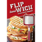 Flip Sandwich(R) Maker Recipe Cookbook: Unlimited Delicious Copper Pan Non-Stick Stovetop Panini Grill Press Recipes - Paperback
