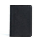 CSB Large Print Compact Reference Bible, Black Leathertouch - Imitation Leather