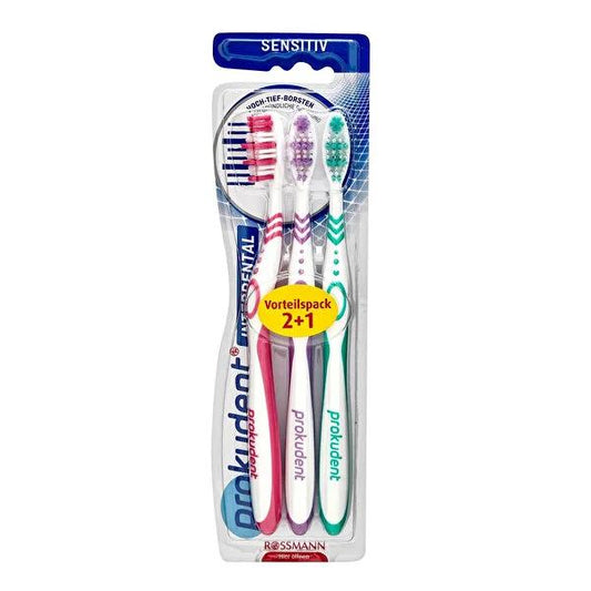 Prokudent Soft Manual Toothbrush with Ergonomic Handle for Gentle Oral Care