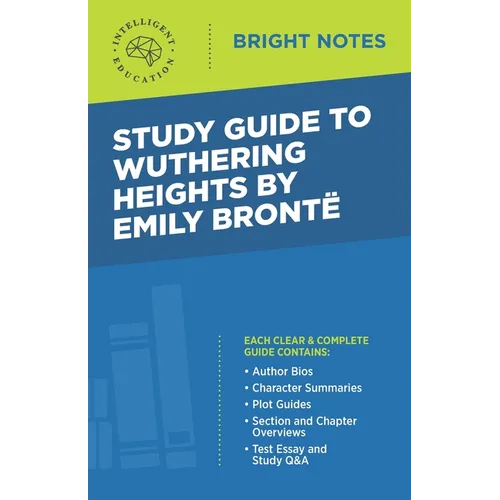 Study Guide to Wuthering Heights by Emily Brontë - Paperback