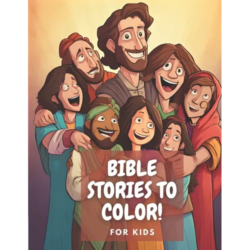 Bible stories to color for kids - Paperback