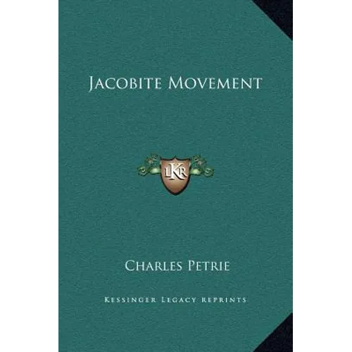 Jacobite Movement - Hardcover