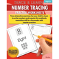 Trace & Learn Numbers Tracing Workbook Practice Worksheets: Daily Practice Guide for Pre-K Children - Paperback
