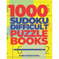 1000 Sudoku Difficult Puzzle Books: Logic Games For Adults - Mind Games Puzzle - Paperback