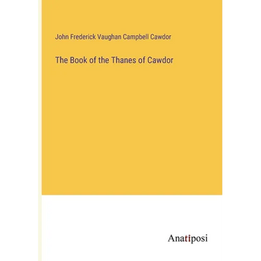 The Book of the Thanes of Cawdor - Paperback