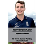 Harry Brook Color: England Cricketer - Paperback
