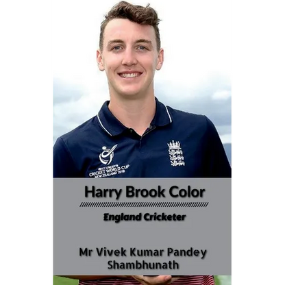 Harry Brook Color: England Cricketer - Paperback
