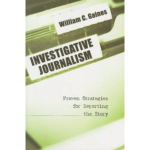 Investigative Journalism - Paperback