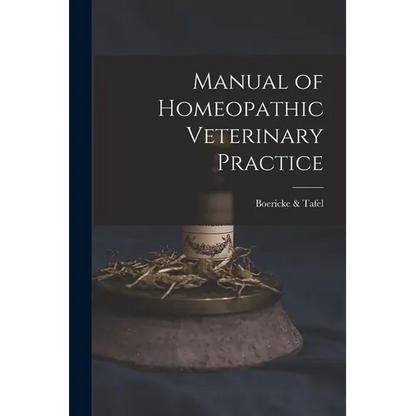 Manual of Homeopathic Veterinary Practice - Paperback
