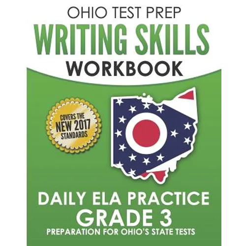 OHIO TEST PREP Writing Skills Workbook Daily ELA Practice Grade 3: Preparation for Ohio's English Language Arts Tests - Paperback