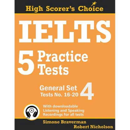 IELTS 5 Practice Tests, General Set 4: Tests No. 16-20 - Paperback