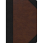 CSB Verse-By-Verse Reference Bible, Black/Brown Leathertouch - Imitation Leather