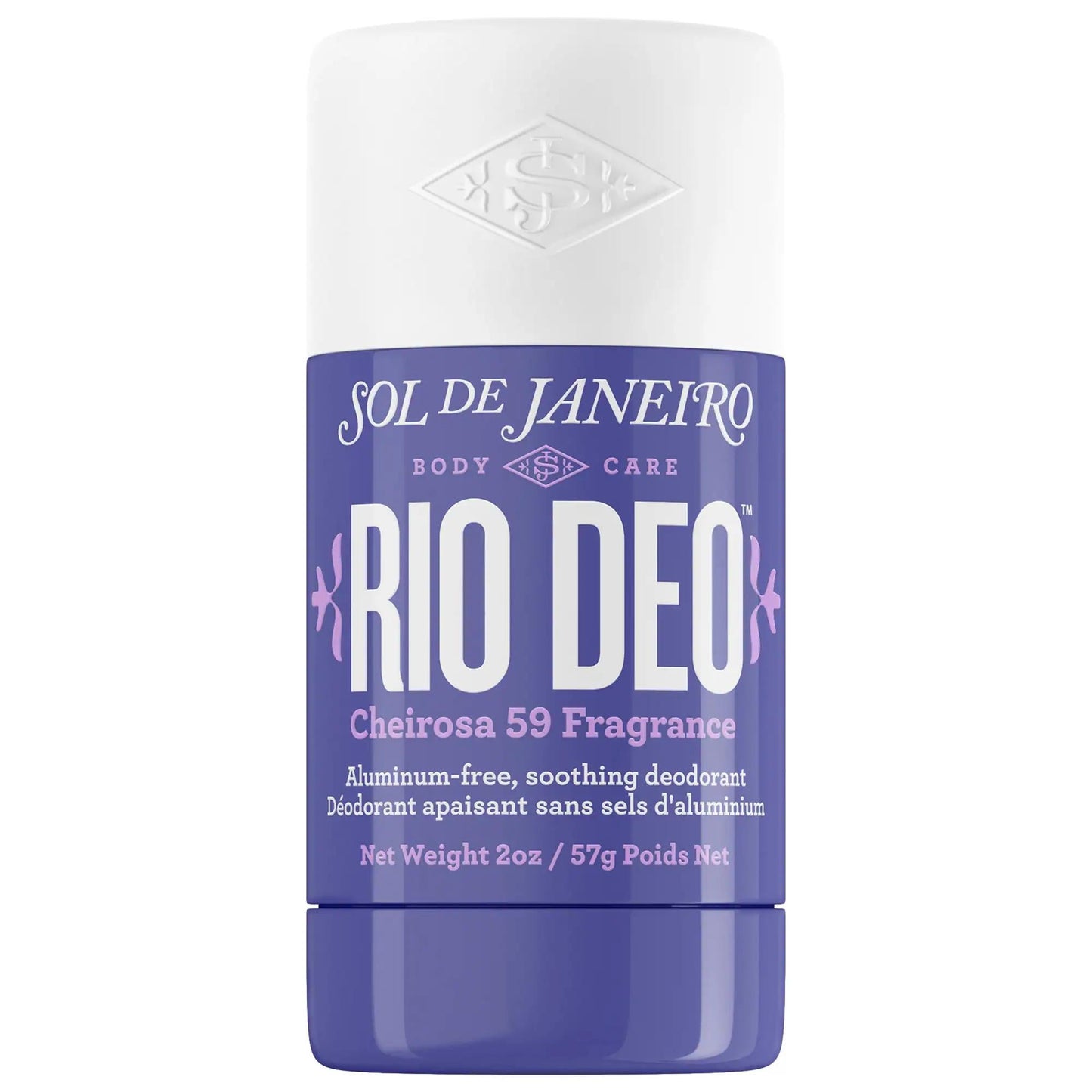 Rio Deo Cheirosa '59 Aluminum-Free Refillable Deodorant | Natural, Long-Lasting Odor Protection for Sensitive Skin