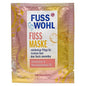 Fusswohl Foot Care Mask: Shea Butter & Macadamia Oil for Dry Feet - Deeply Moisturizing Overnight Treatment