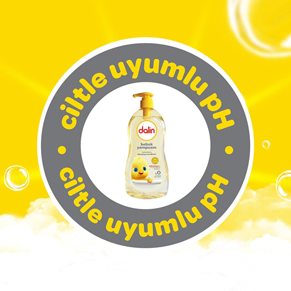 Dalin Gentle Baby Shampoo - Hypoallergenic, Dermatologically Tested, 23.69 fl oz
