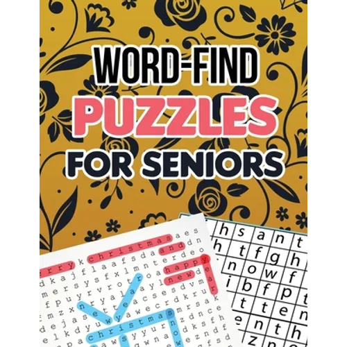 Word-Find Puzzles for Seniors: Word Search Brain Workouts Book, Word Searches to Challenge Your Brain, Brian Game Book for Seniors in This Christmas - Paperback