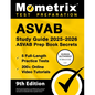 ASVAB Study Guide 2025-2026 - 5 Full-Length Practice Tests, 200+ Online Video Tutorials, ASVAB Prep Book Secrets: [Human Authored Certified] - Paperback