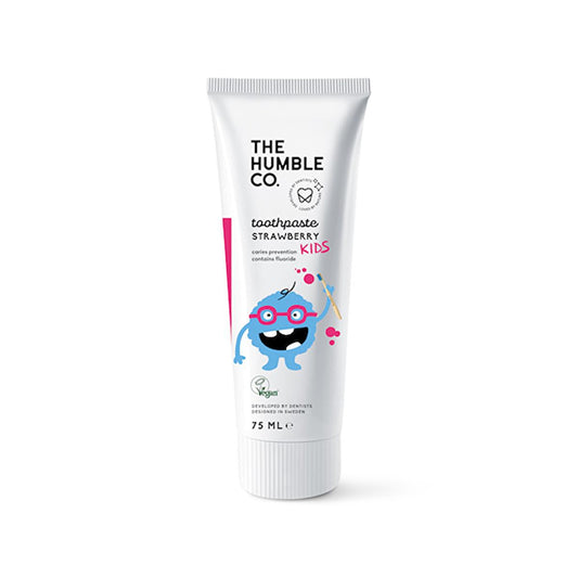 Humble Co. Children's Toothpaste - Gluten-Free, Vegan, SLS-Free with Sodium Fluoride for Kids Oral Health