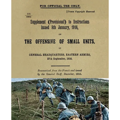 The Offensive of Small Units: September 1916 - Paperback