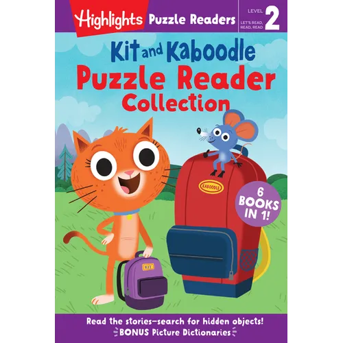 Kit and Kaboodle Puzzle Reader Collection: Level 2 6-In-1 Story Collection for Kids Learning to Read, Practice Reading with Puzzle Fun - Hardcover