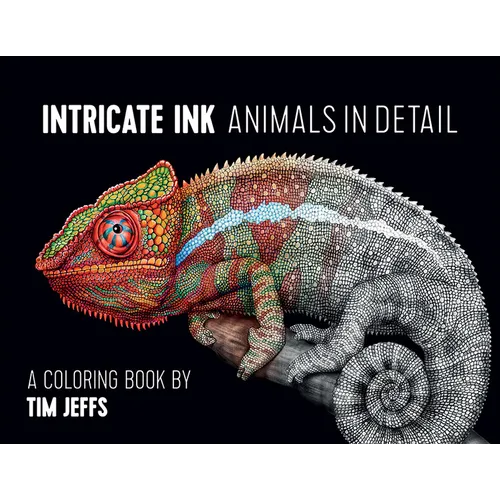 Intricate Ink - Animals in Detail Coloring Book - Hardcover