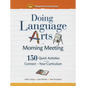 Doing Language Arts in Morning Meeting - Paperback