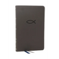 Nkjv, Thinline Bible Youth Edition, Leathersoft, Gray, Red Letter Edition, Comfort Print - Imitation Leather