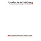 21 Leaders for the 21st Century - Paperback