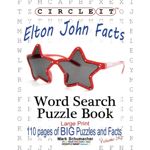 Circle It, Elton John Facts, Word Search, Puzzle Book - Paperback