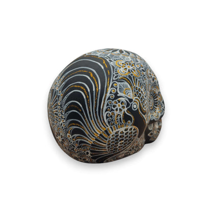 Talavera Calavera Skull | Hand-Painted Ceramic Decor