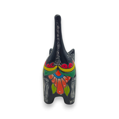 Talavera Cat Figurine | Day of the Dead Handmade Art