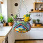 Small Talavera Hanging Planter with Birds | Handmade Ceramic Pot