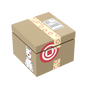 Tarjet Shipping Box - Custom Printed - Made Using LEGO® Parts