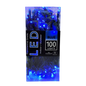 100-Light 5mm Blue LED Green Wire Light Set