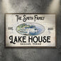 Family Lake House View Sign