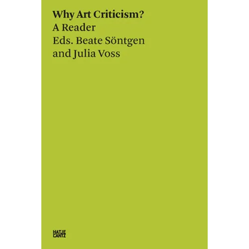 Why Art Criticism? a Reader - Paperback