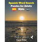 Spanish Word Search Puzzles For Adults: Bible Vol.1 Book of Genesis Large Print - Paperback