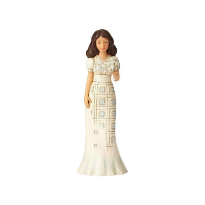 Jim Shore - Girl With Flower In Hand - Figurine