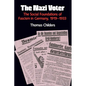 The Nazi Voter: The Social Foundations of Fascism in Germany, 1919-1933 - Paperback