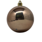 4" (100mm) Commercial Shatterproof Ball Ornament - Champagne - 4 Pack
