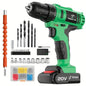 Tegatok 20V Cordless Drill Set