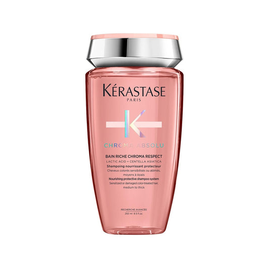Kerastase Chroma Absolu Bain Riche Nourishing Shampoo for Colored Hair - Luxurious Hair Care for Vibrant Color Protection