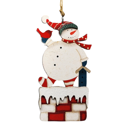 Rustic Wood Ornament -