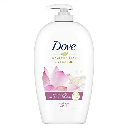 Dove Moisturizing Shower Gel with Lotus Flower and Rice Milk - Nourishing Body Wash for Dry Skin, 15.22 fl oz