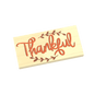 "Thankful" Sign - Fall Decor - Custom Printed 2x4 - Tile Made using LEGO® Parts