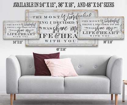 The Most Wonderful Thing - Canvas