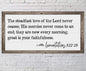 The Steadfast Love - Canvas