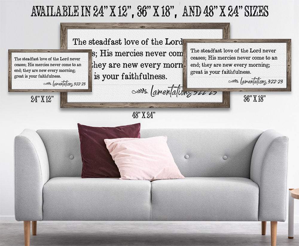The Steadfast Love - Canvas