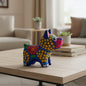 Alebrije Bulldog Figurine | Colorful Floral Design