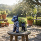 Blue Talavera Donkey Planter | Handmade Mexican Pottery